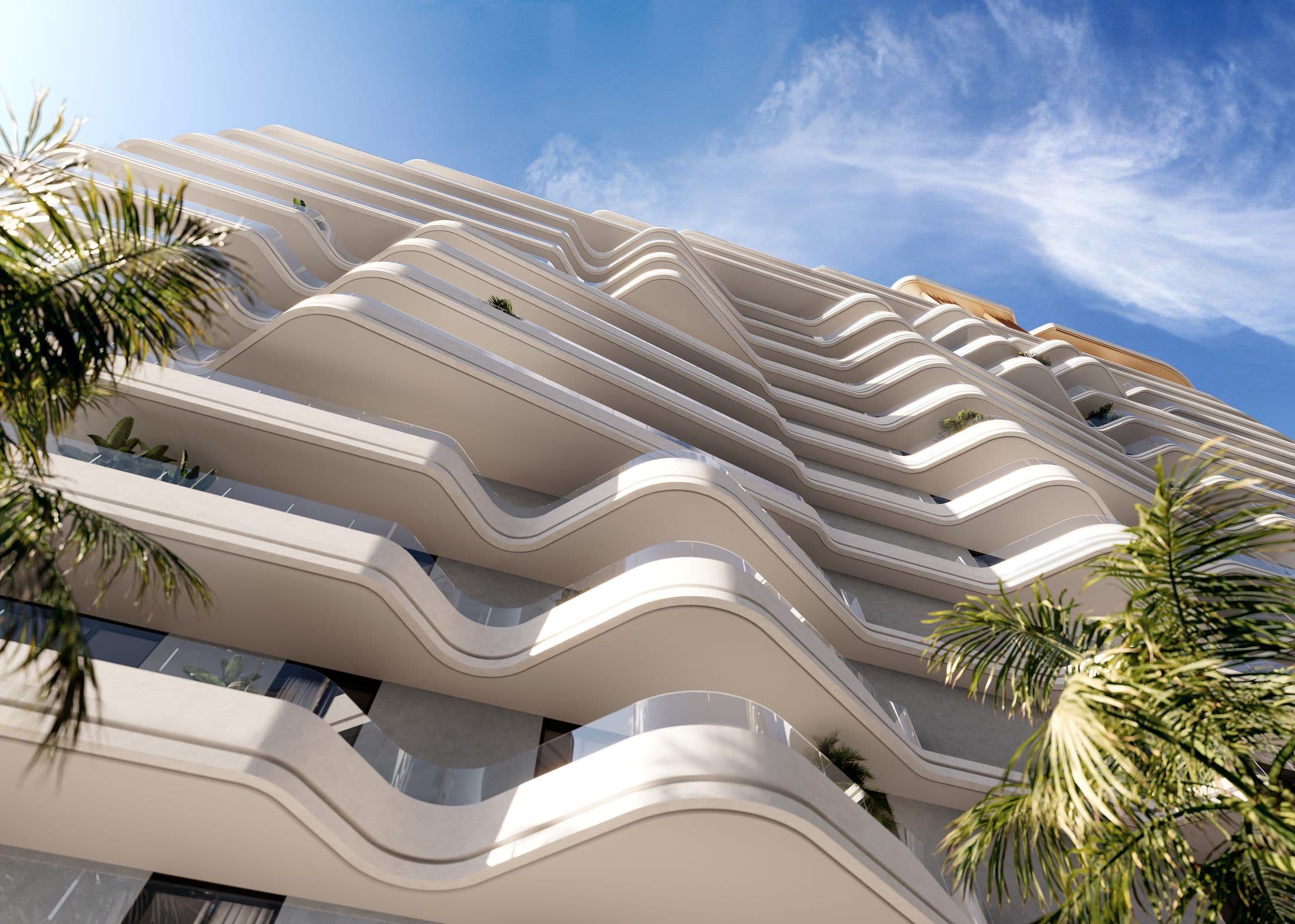 Nikki Beach Residences — Tower facade