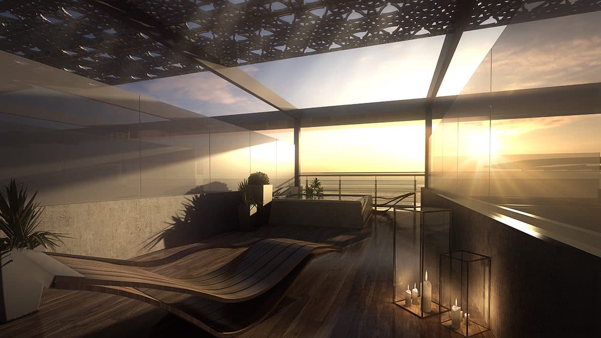 Oasis Residences — Roof terrace
