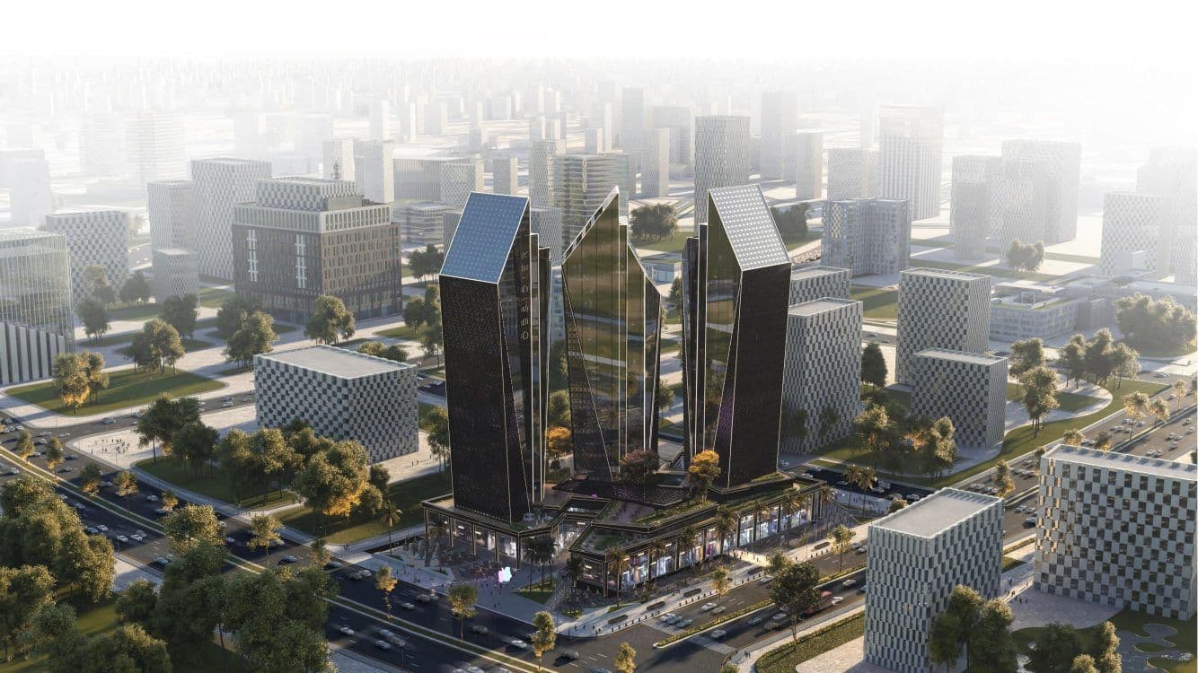 Obsidier Tower — Aerial