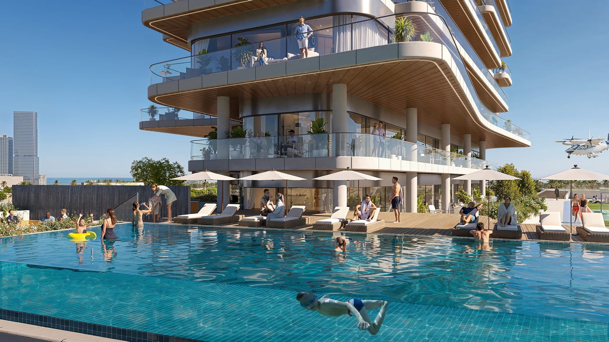 One Residence — Rooftop pool