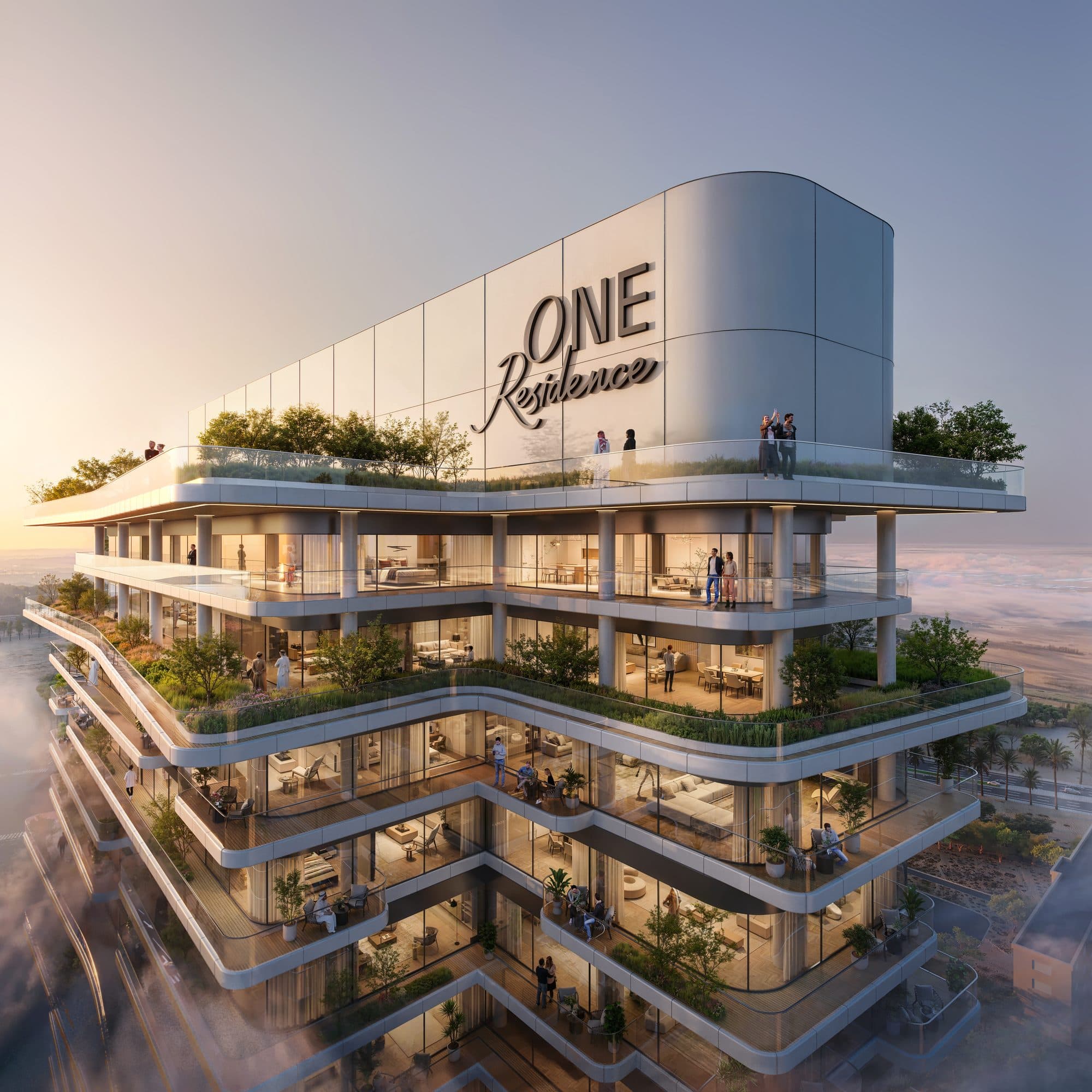 One Residence — Rooftop terrace