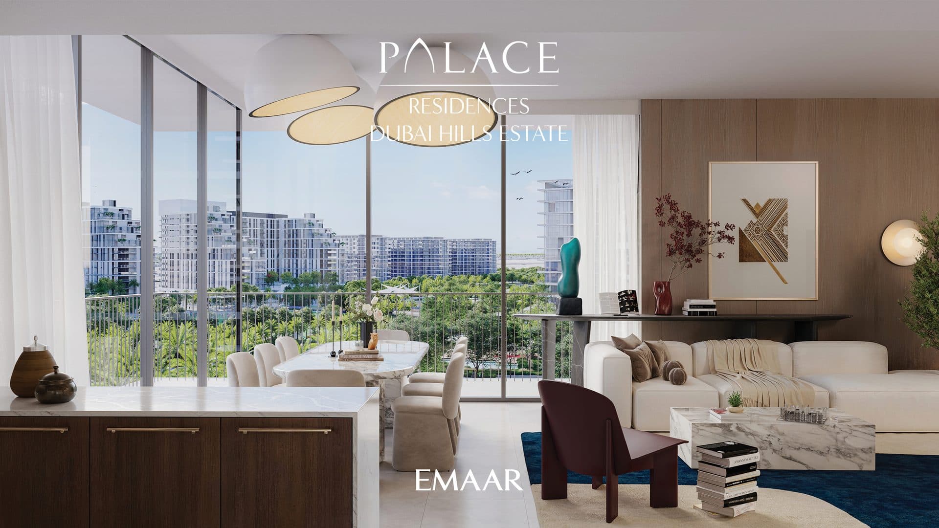 Palace Residences Dubai Hills Estate — Living room