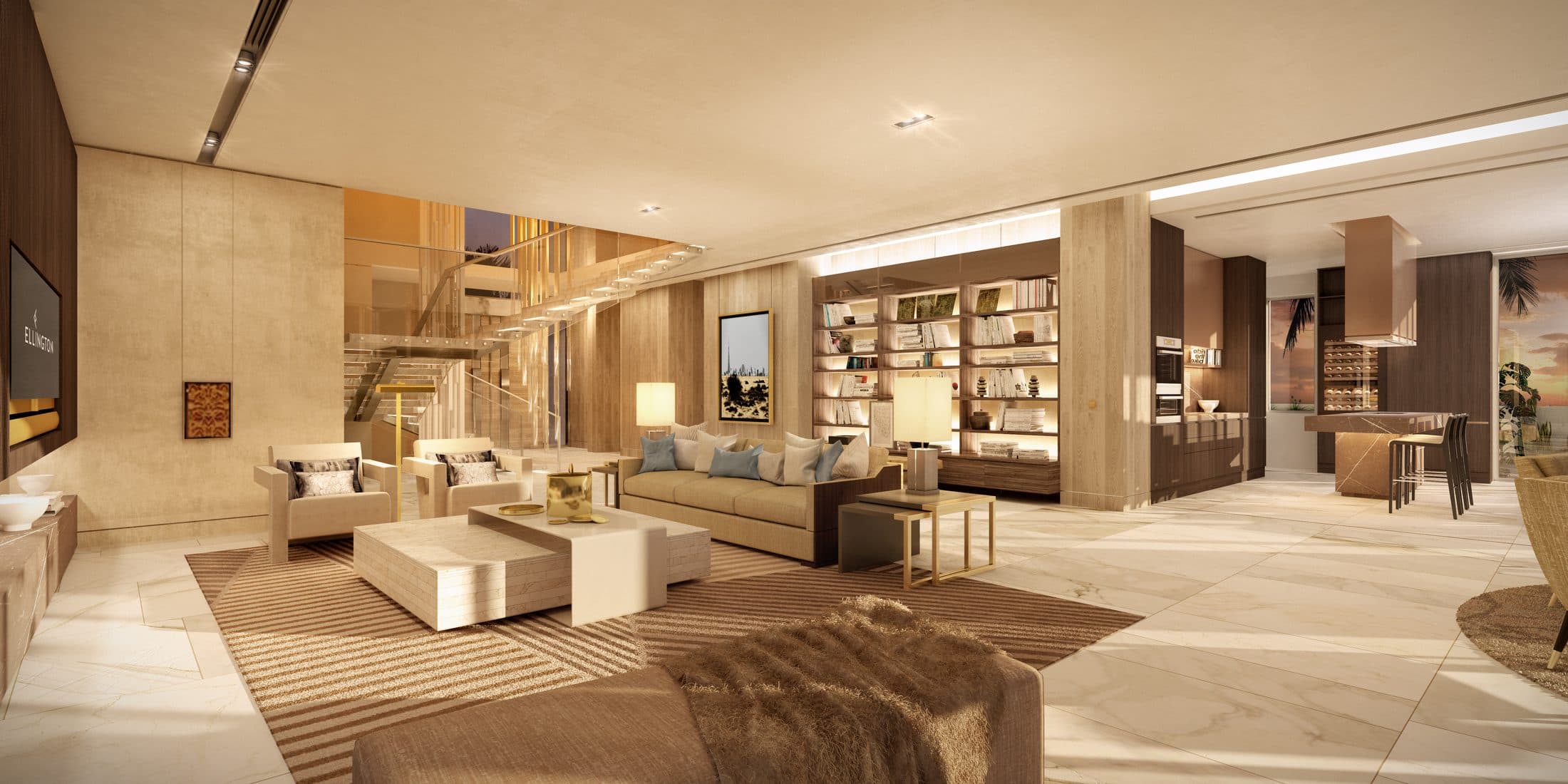Palm Villas — Living room