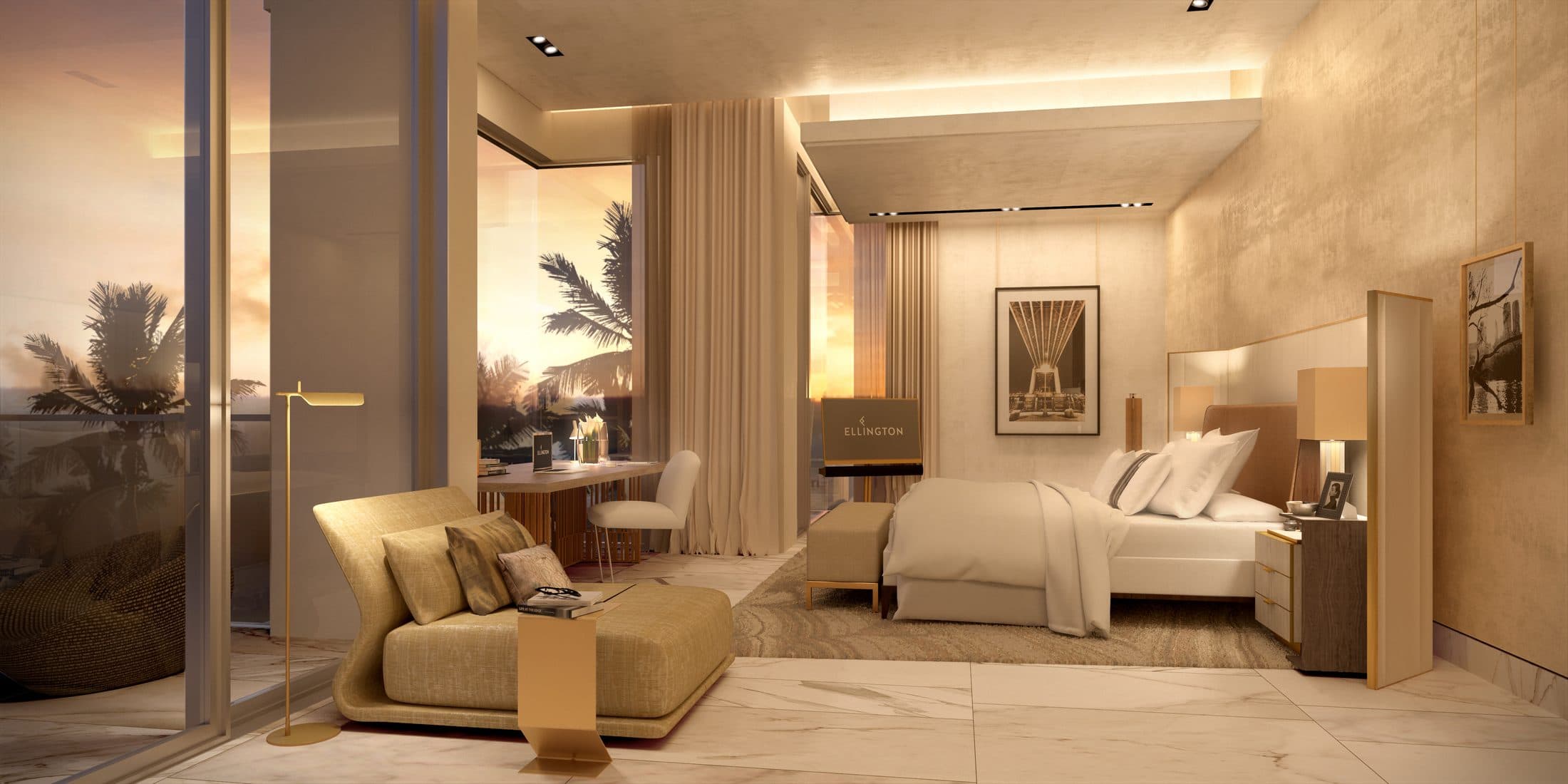 Palm Villas — Master bedroom