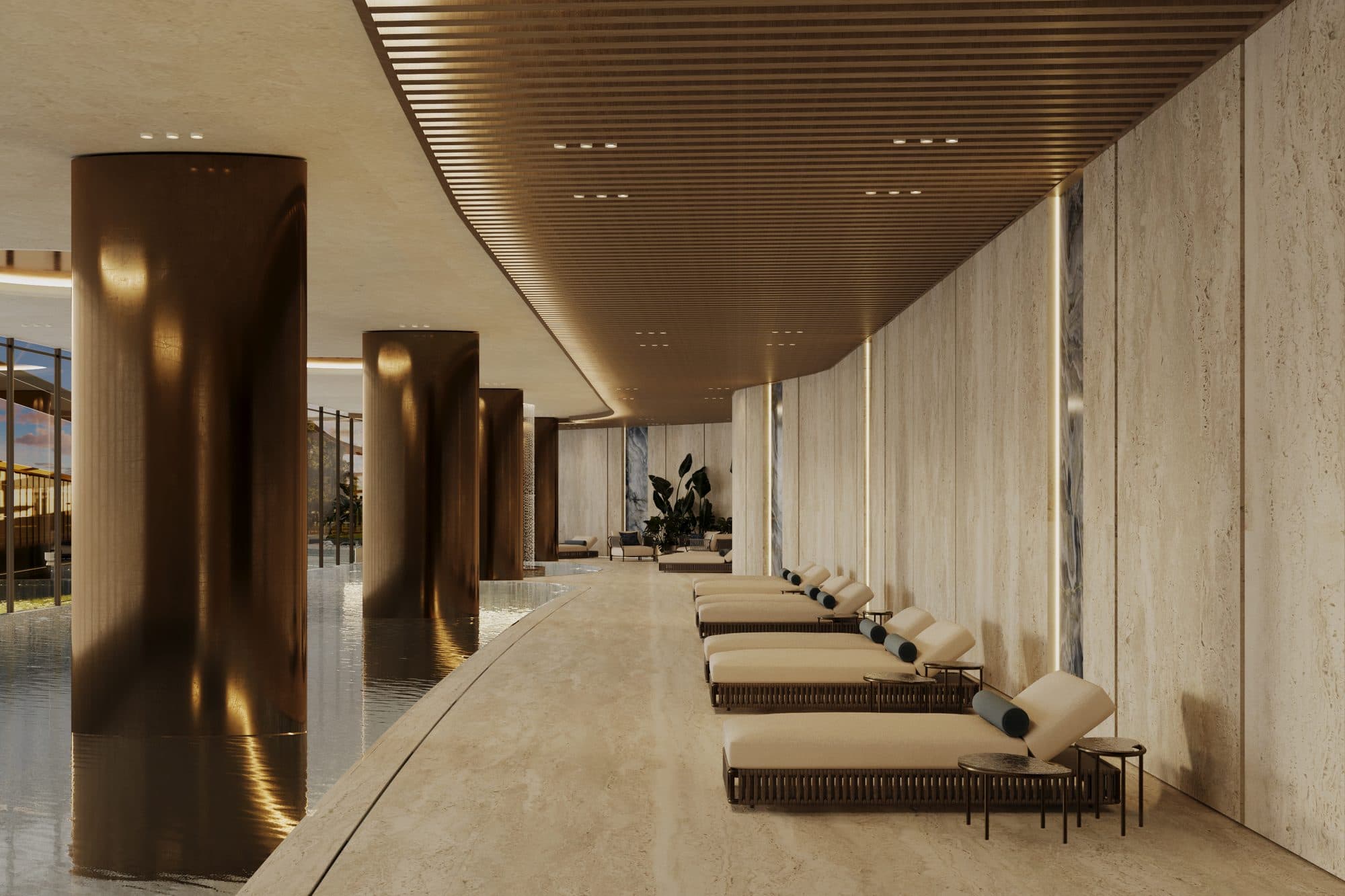 Panorama (Elie Saab) — Indoor pool spa