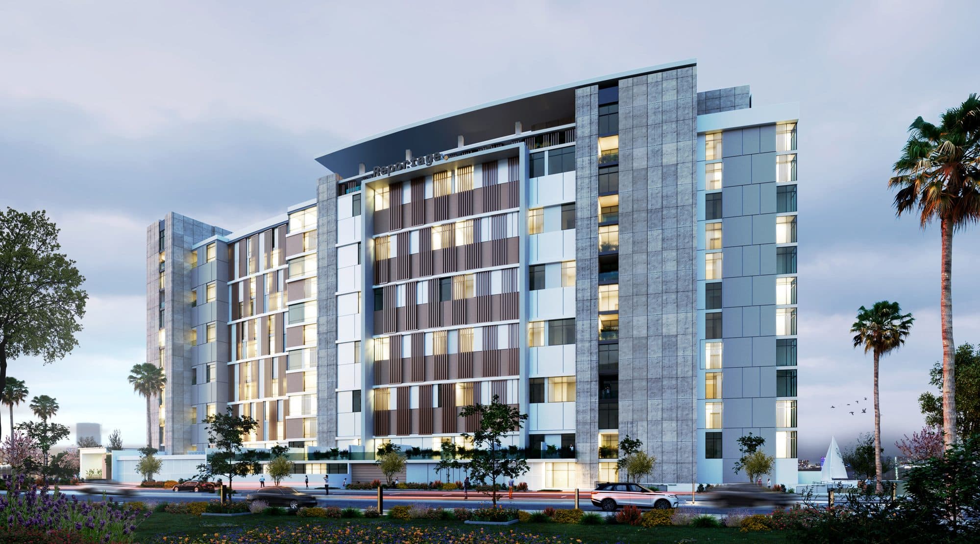 Perla 2 — Exterior dusk
