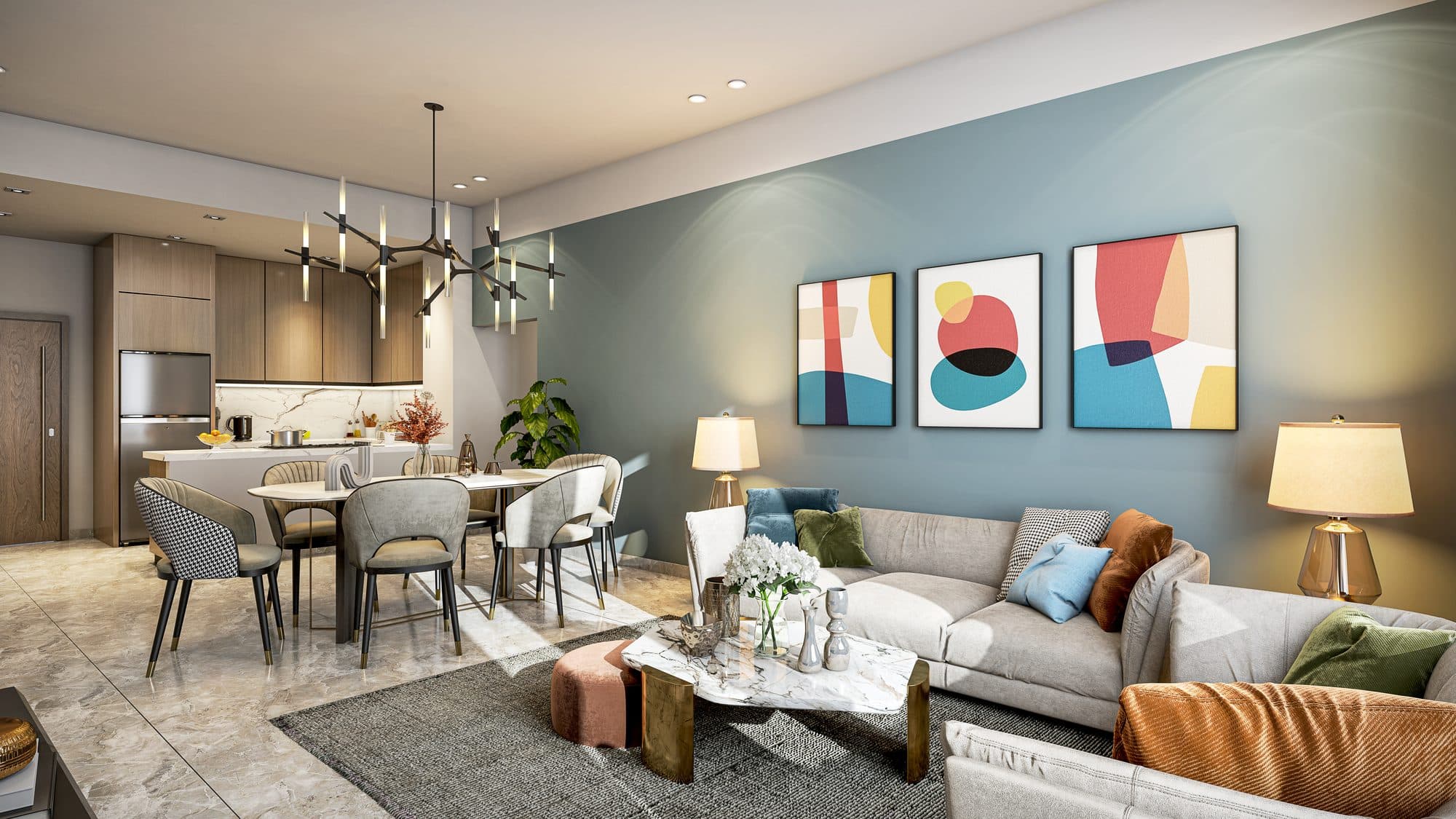 Perla 3-Heights — Living space