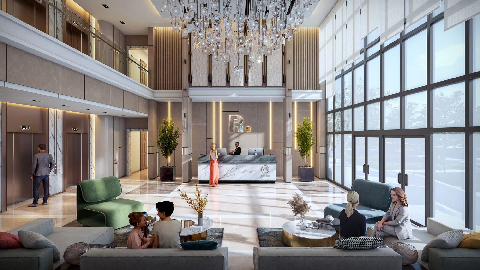 Perla 3-Heights — Lobby