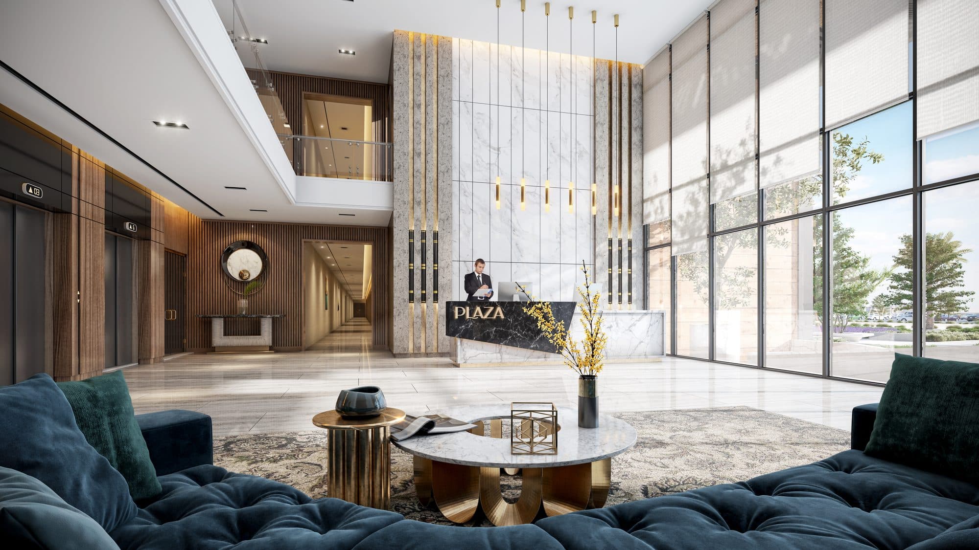 Plaza — Lobby