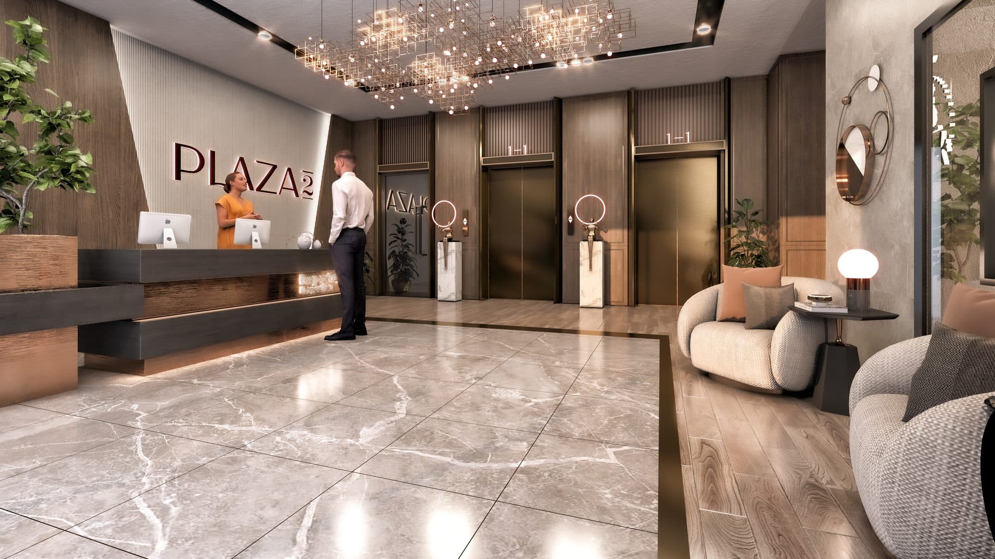 Plaza 2 — Lobby