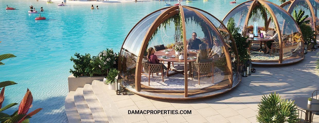 Portofino (DAMAC Lagoons) — Lagoon cabanas