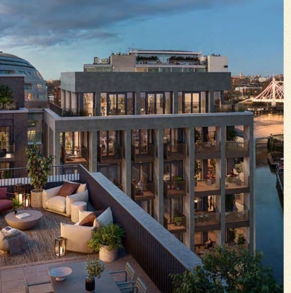 Ransome's Wharf Battersea — Rooftop terrace