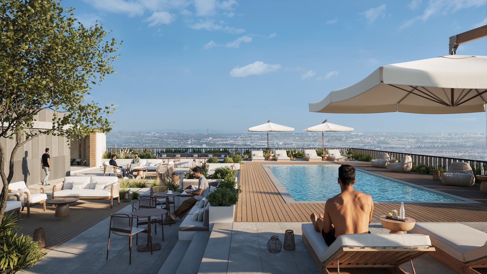 Reportage Residences — Rooftop pool