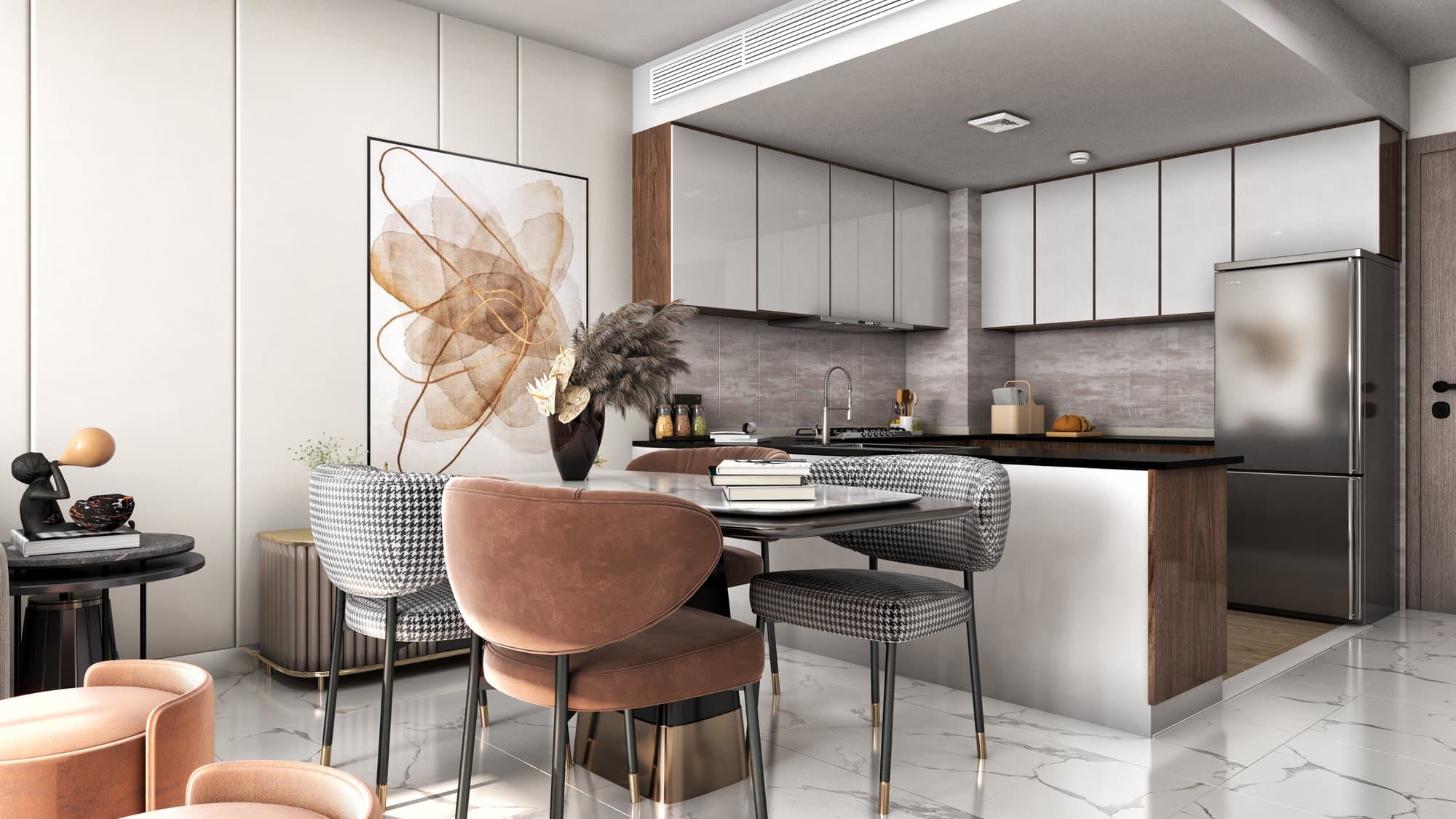 Reportage Skyline Towers — Kitchen dining