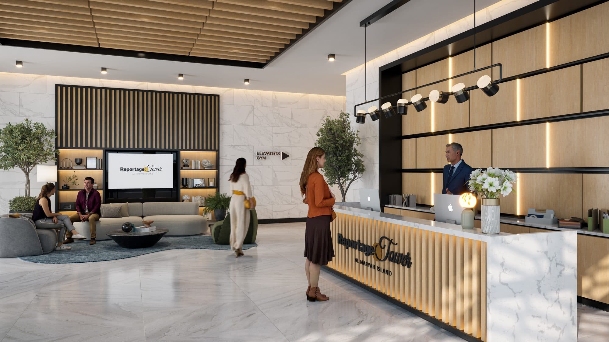 Reportage Tower — Lobby