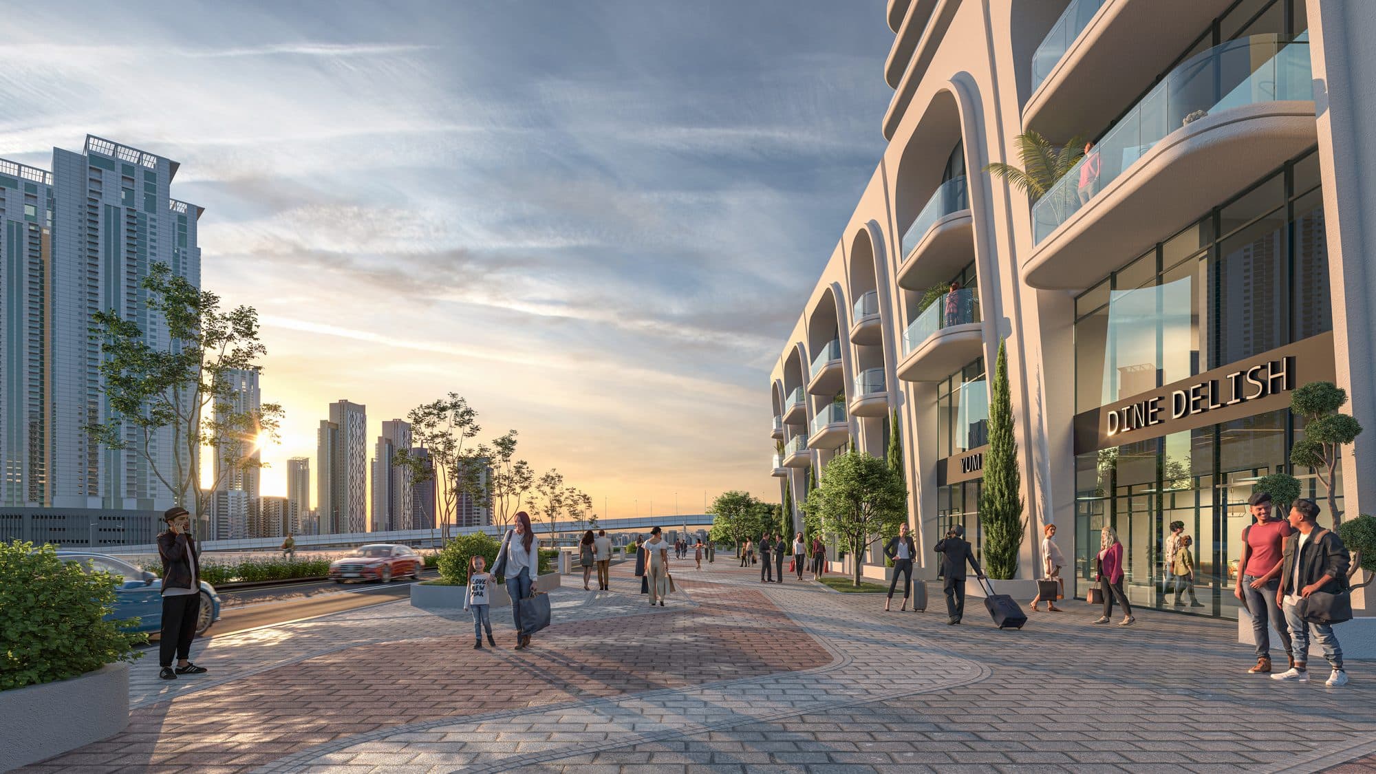 Reportage Tower — Retail promenade