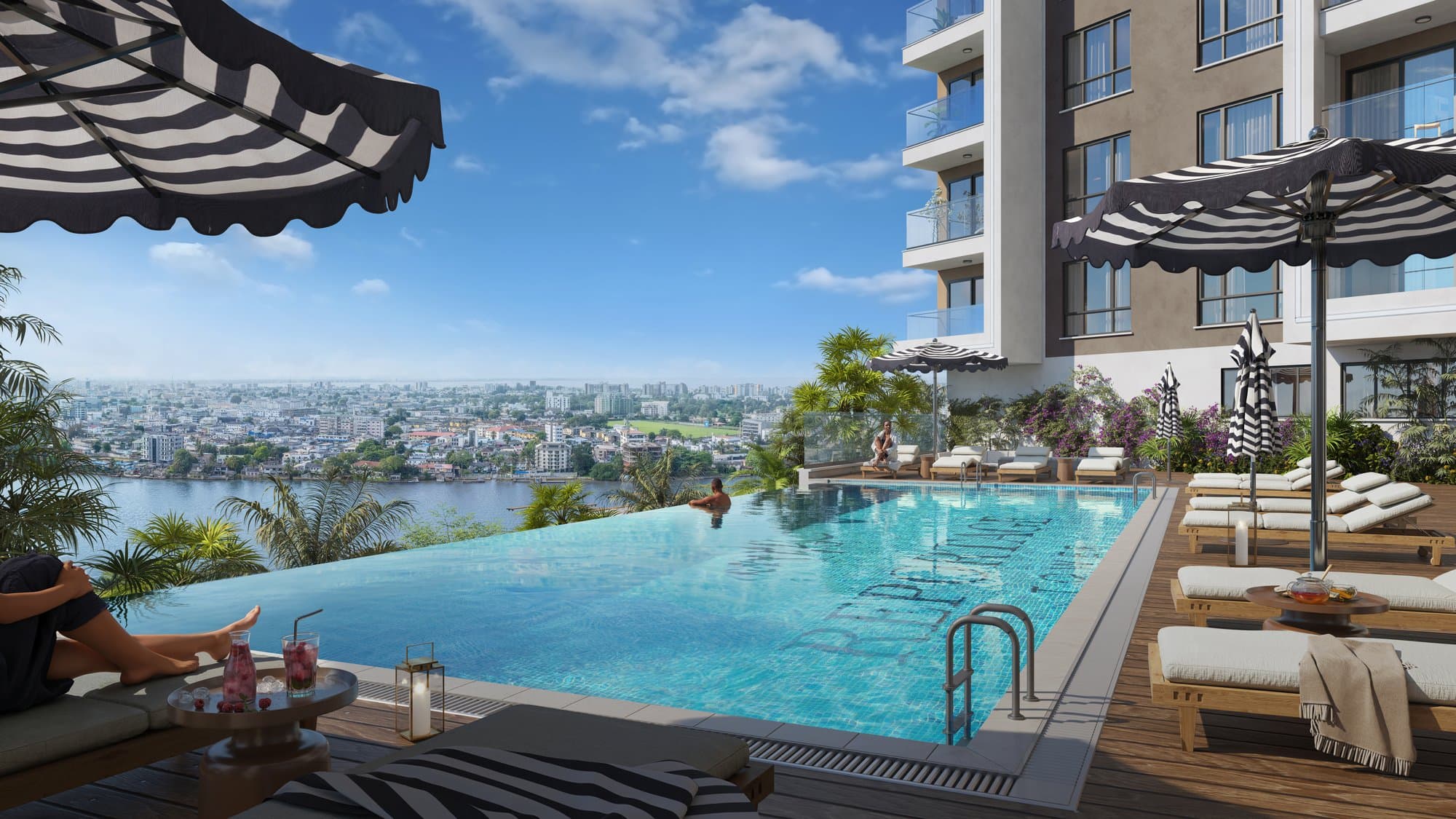 Reportage Tower — Infinity pool