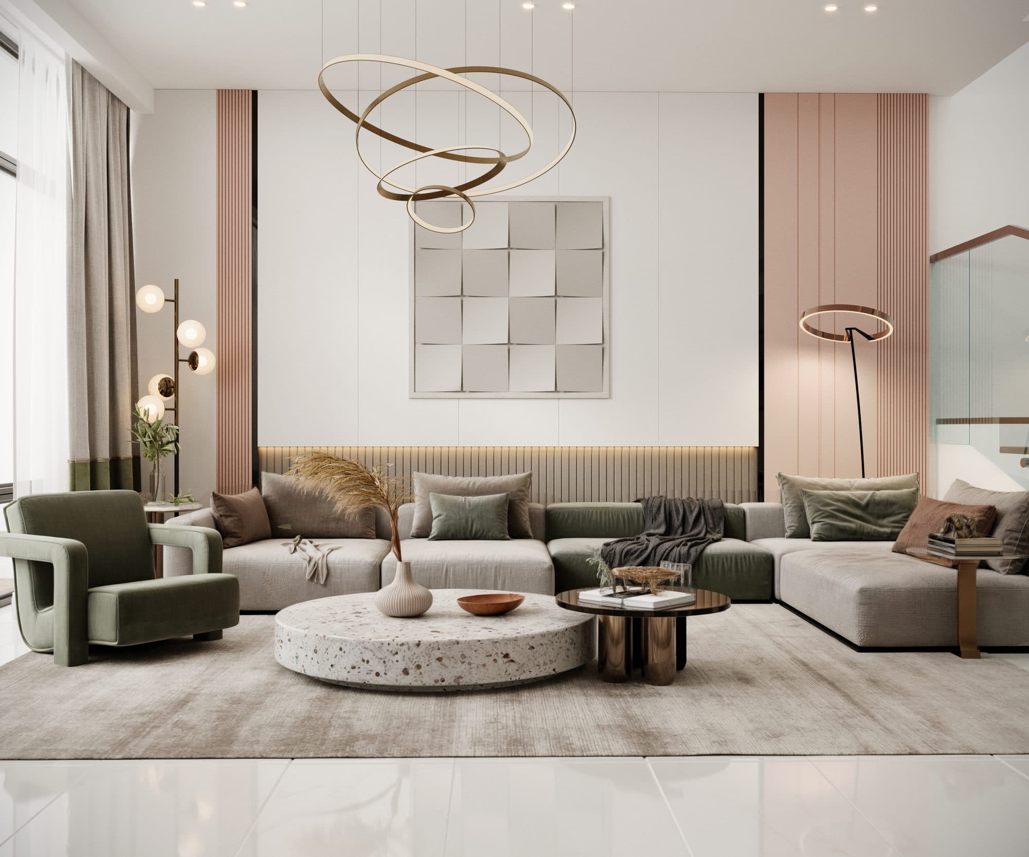 Reportage Village Abu Dhabi — Living room