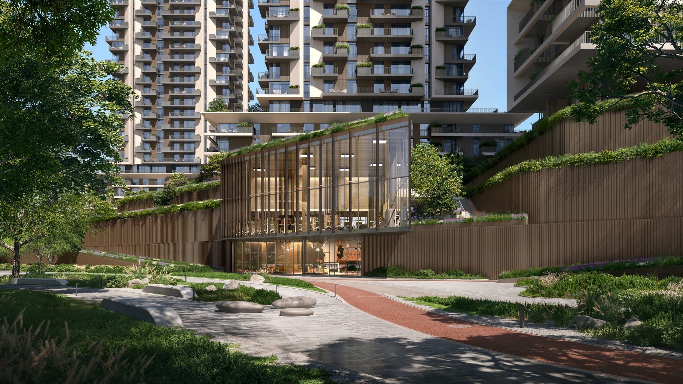Rise by Athlon — Clubhouse entrance