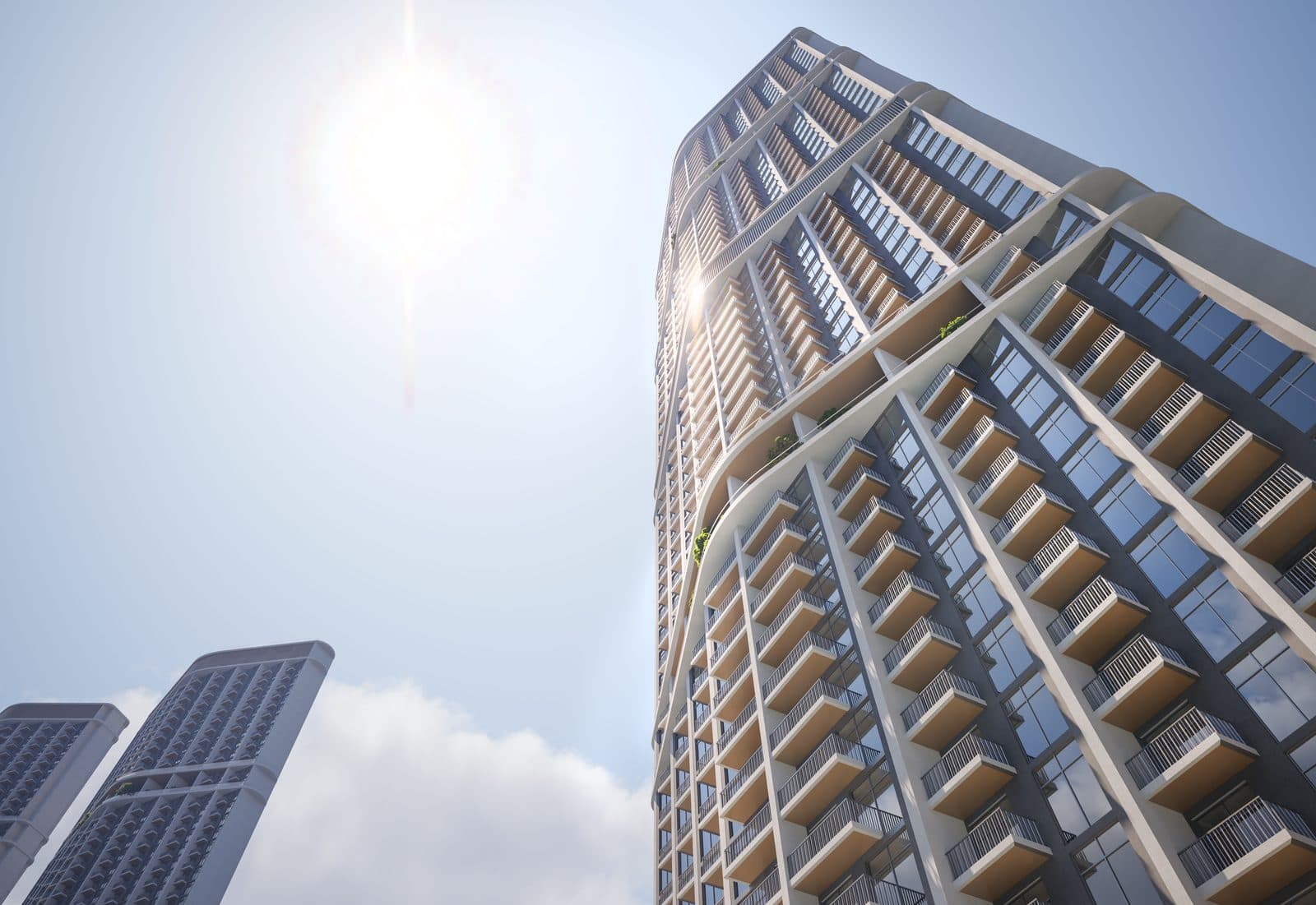 340 Riverside Crescent — Facade lowangle