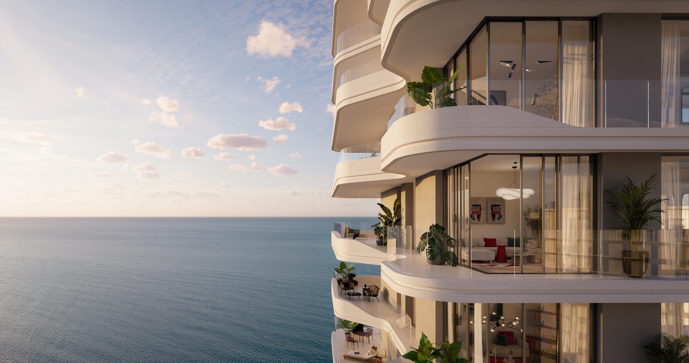 Rosso Bay Residences — Balcony sea view