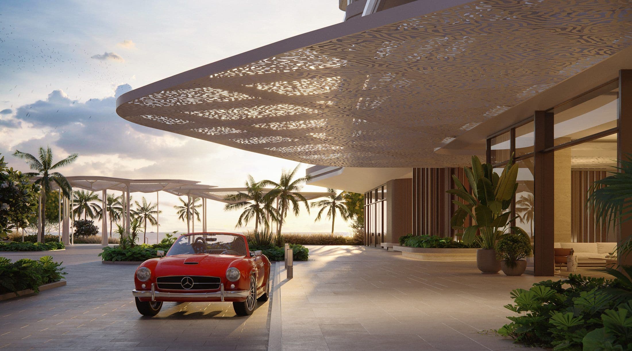 Rosso Bay Residences — Valet entrance