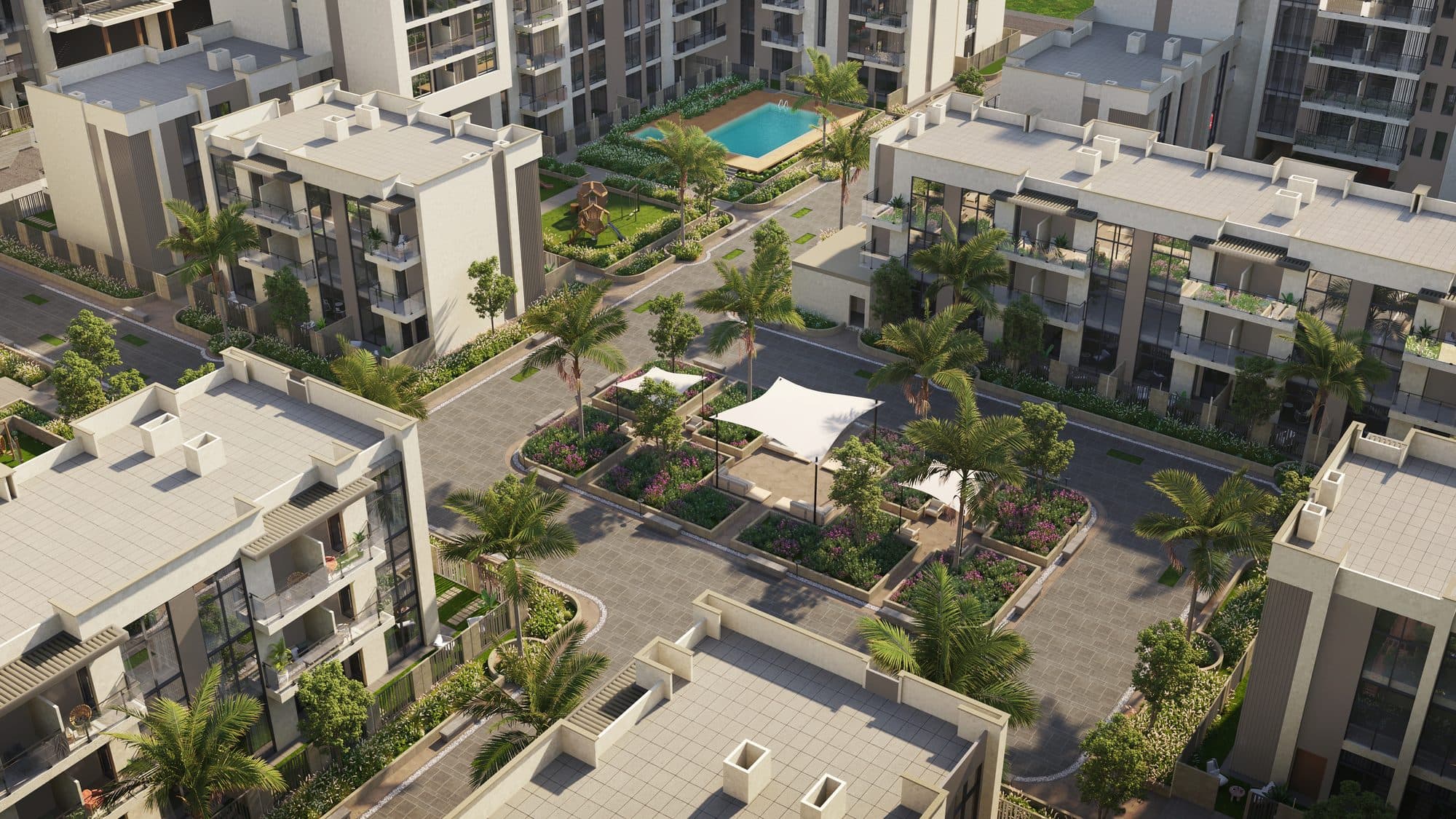 Royal Park — Aerial plaza