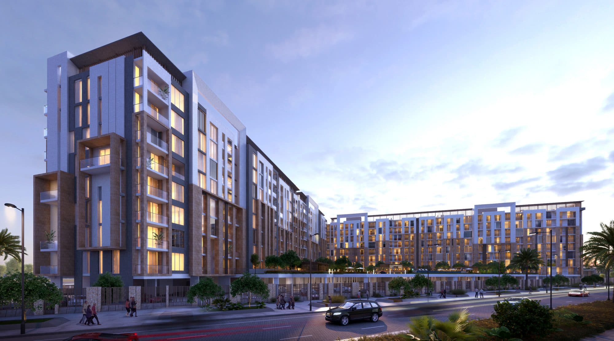Rukan Tower — Exterior evening