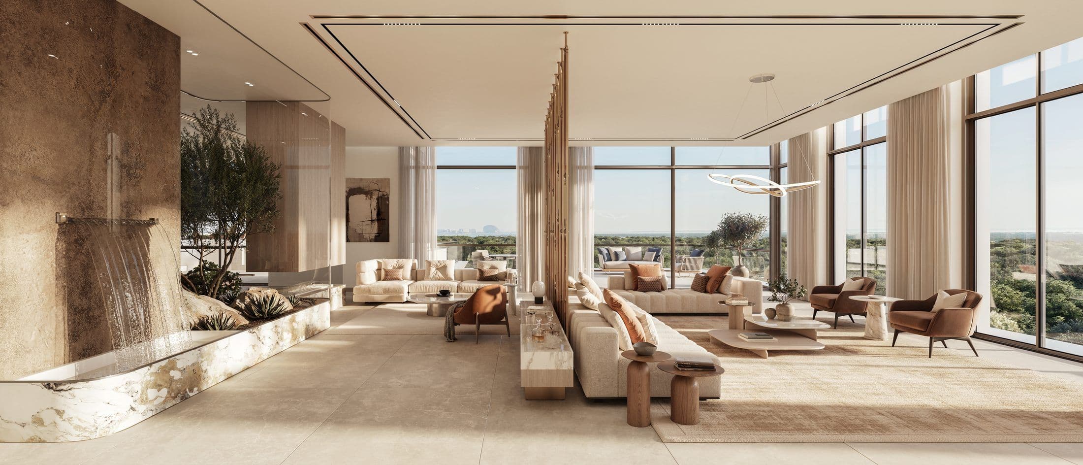 Sama Yas Penthouse Collection — Living room
