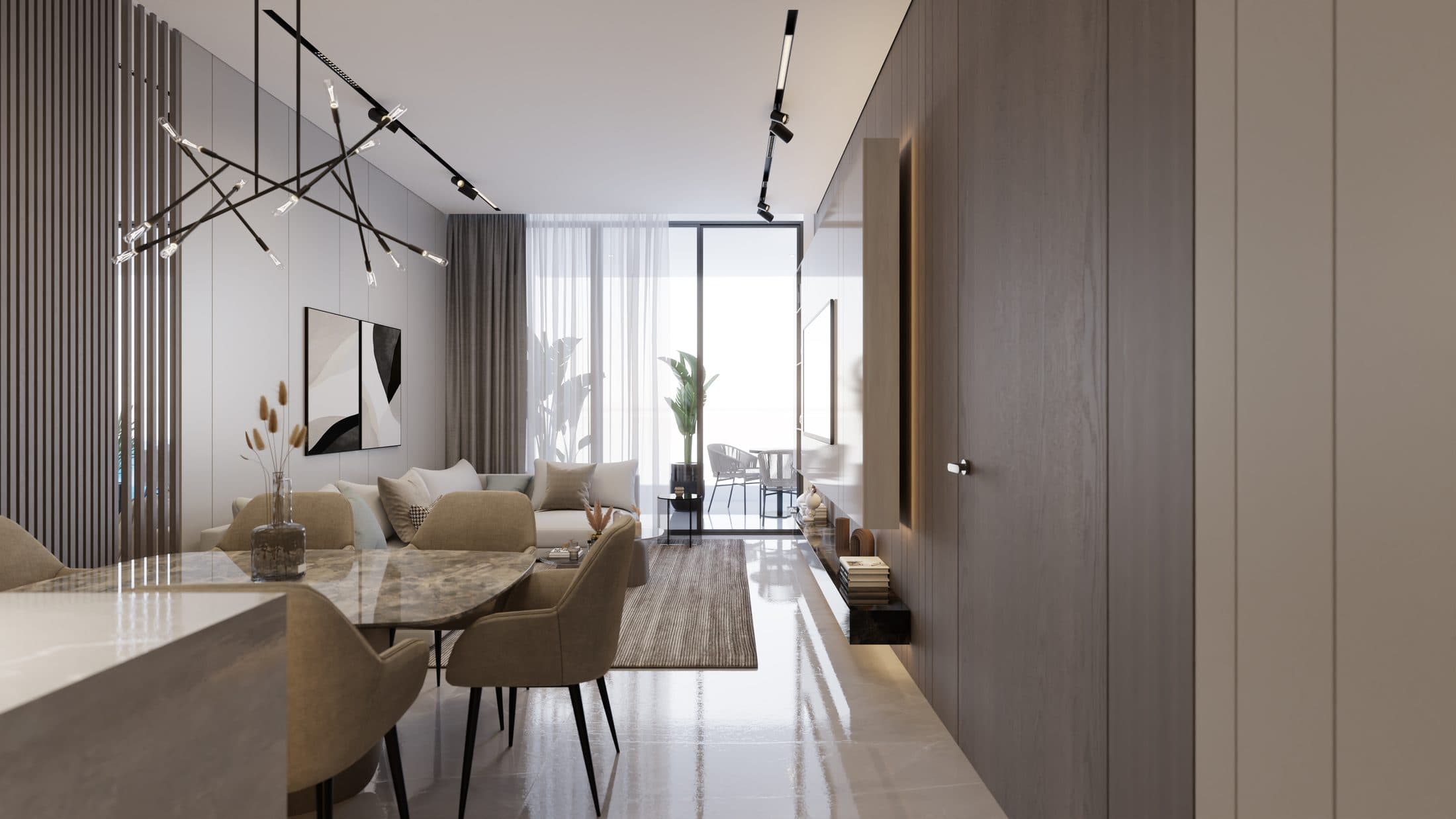 Samana Barari Views — Living room