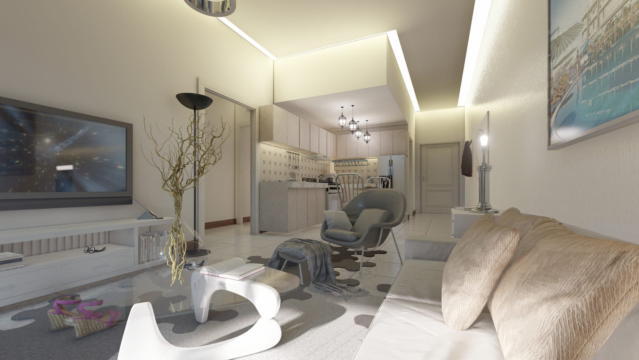 Samana Hills — Living room