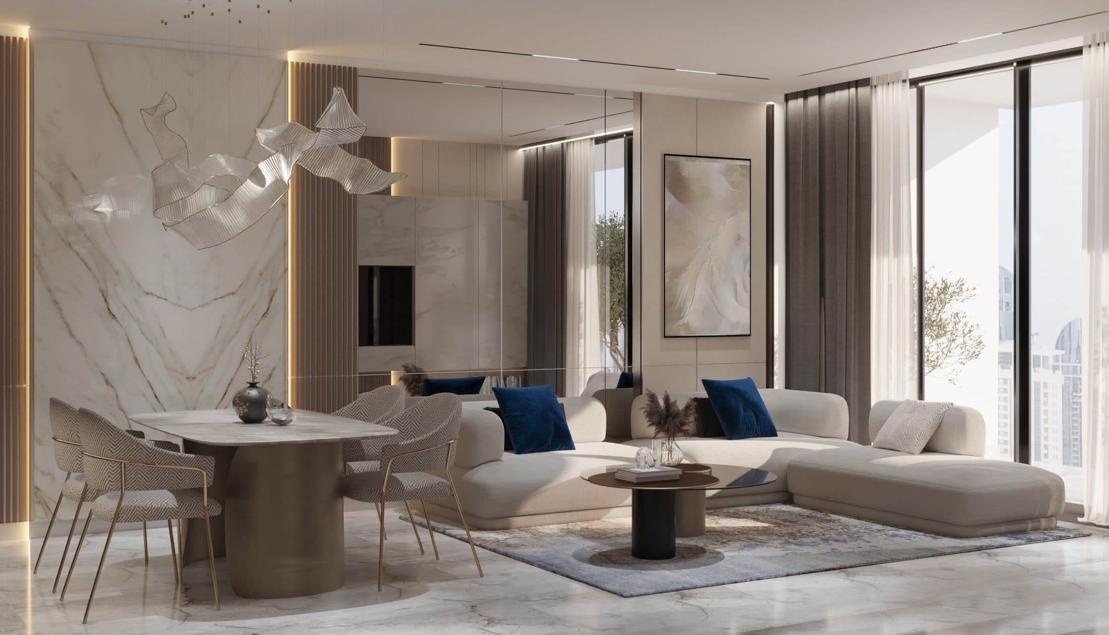Samana Lake Views — Living room
