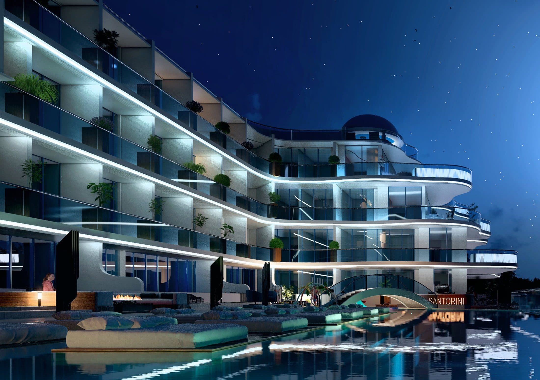 Samana Santorini — Hero exterior