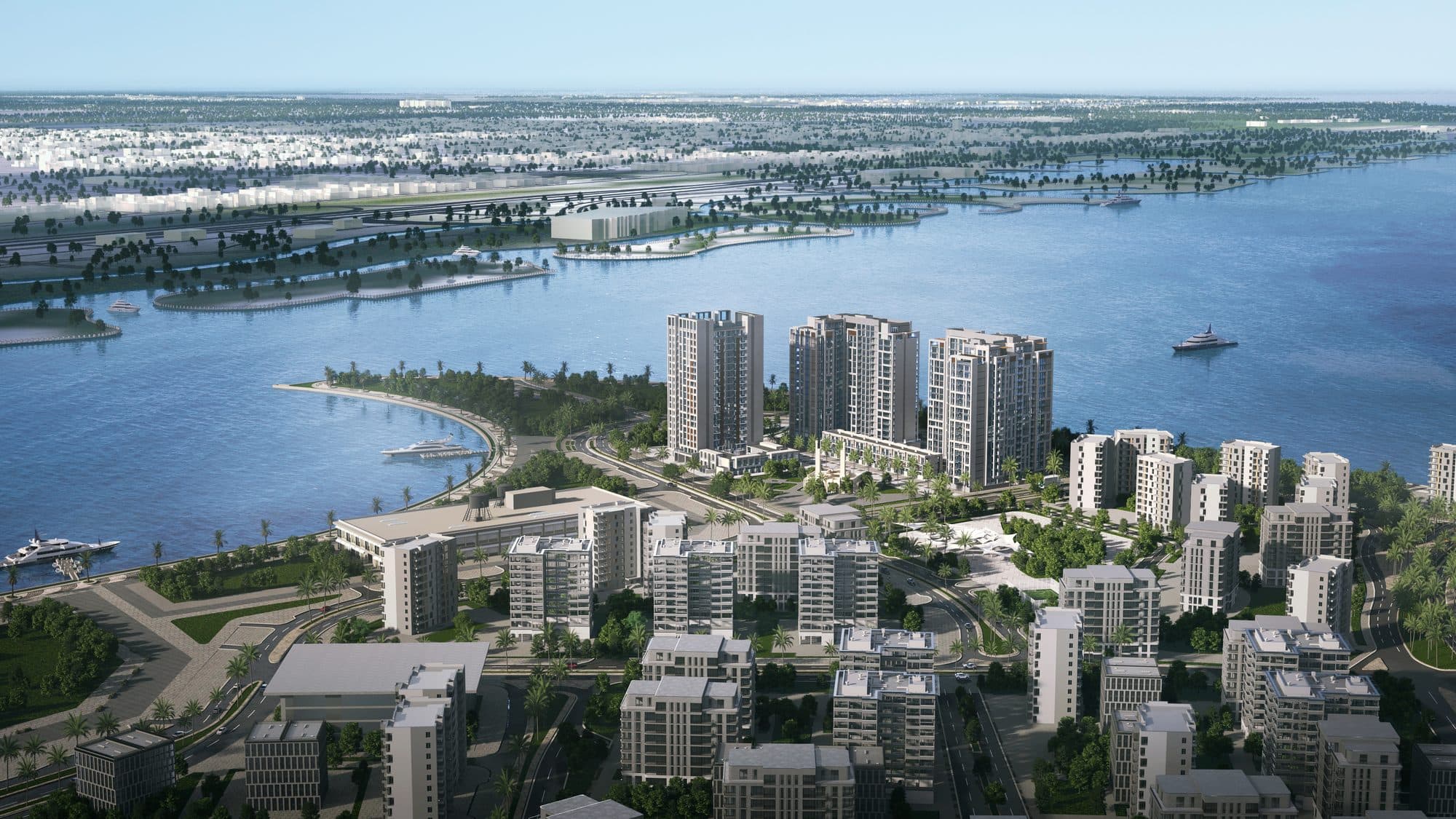 Selina Bay — Aerial masterplan