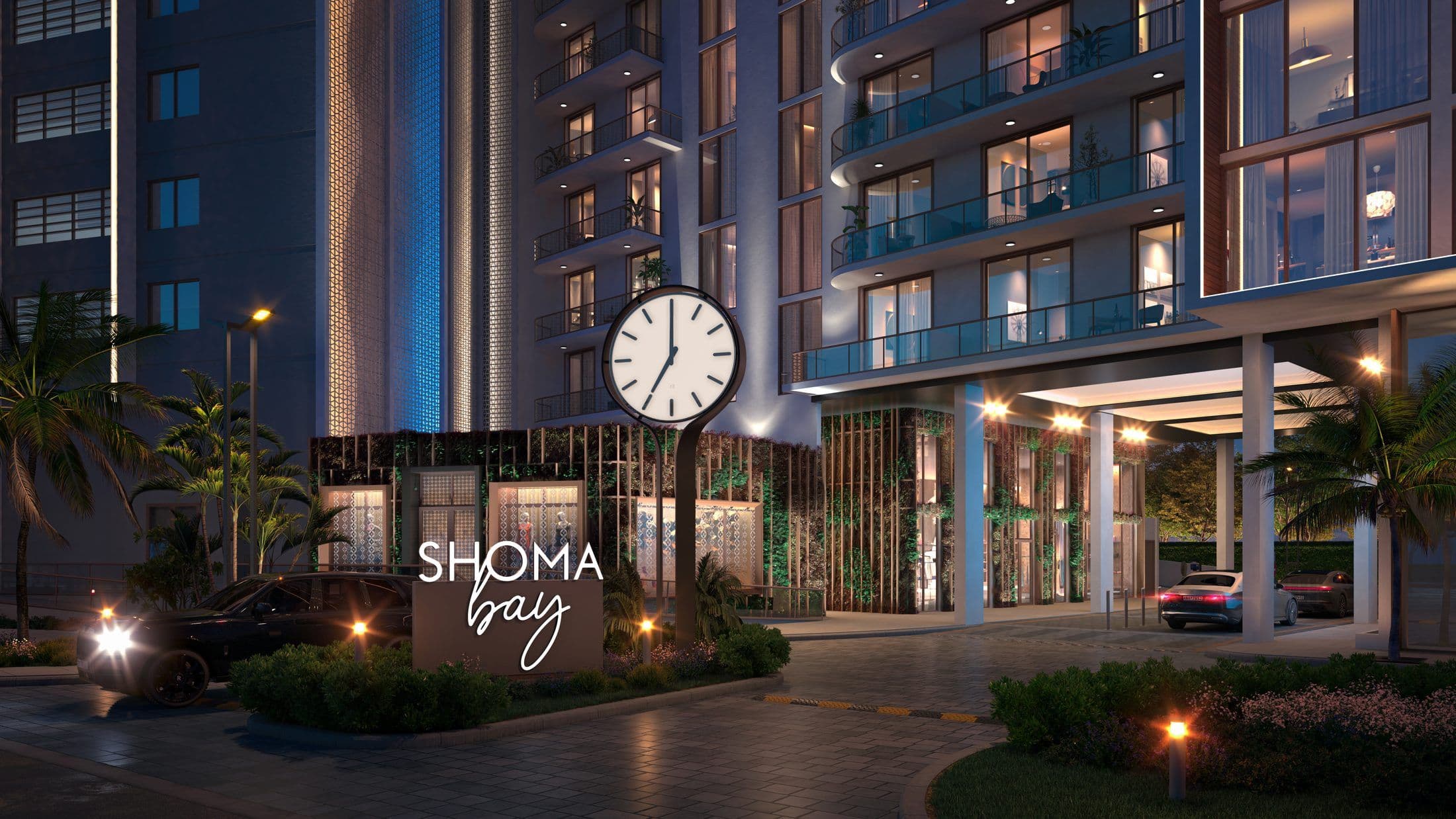 Shoma Bay — Entrance night