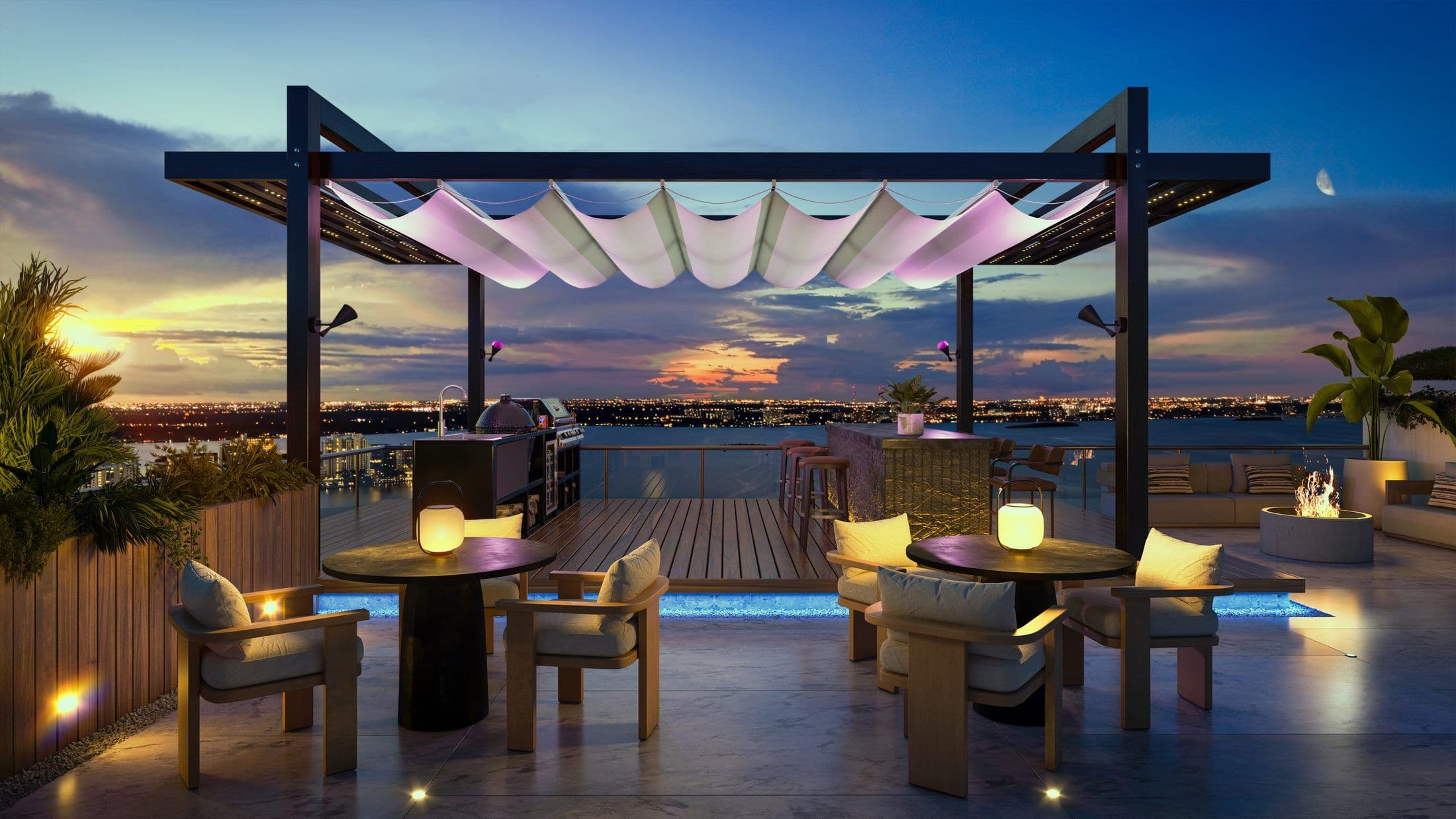 Shoma Bay — Rooftop sunset