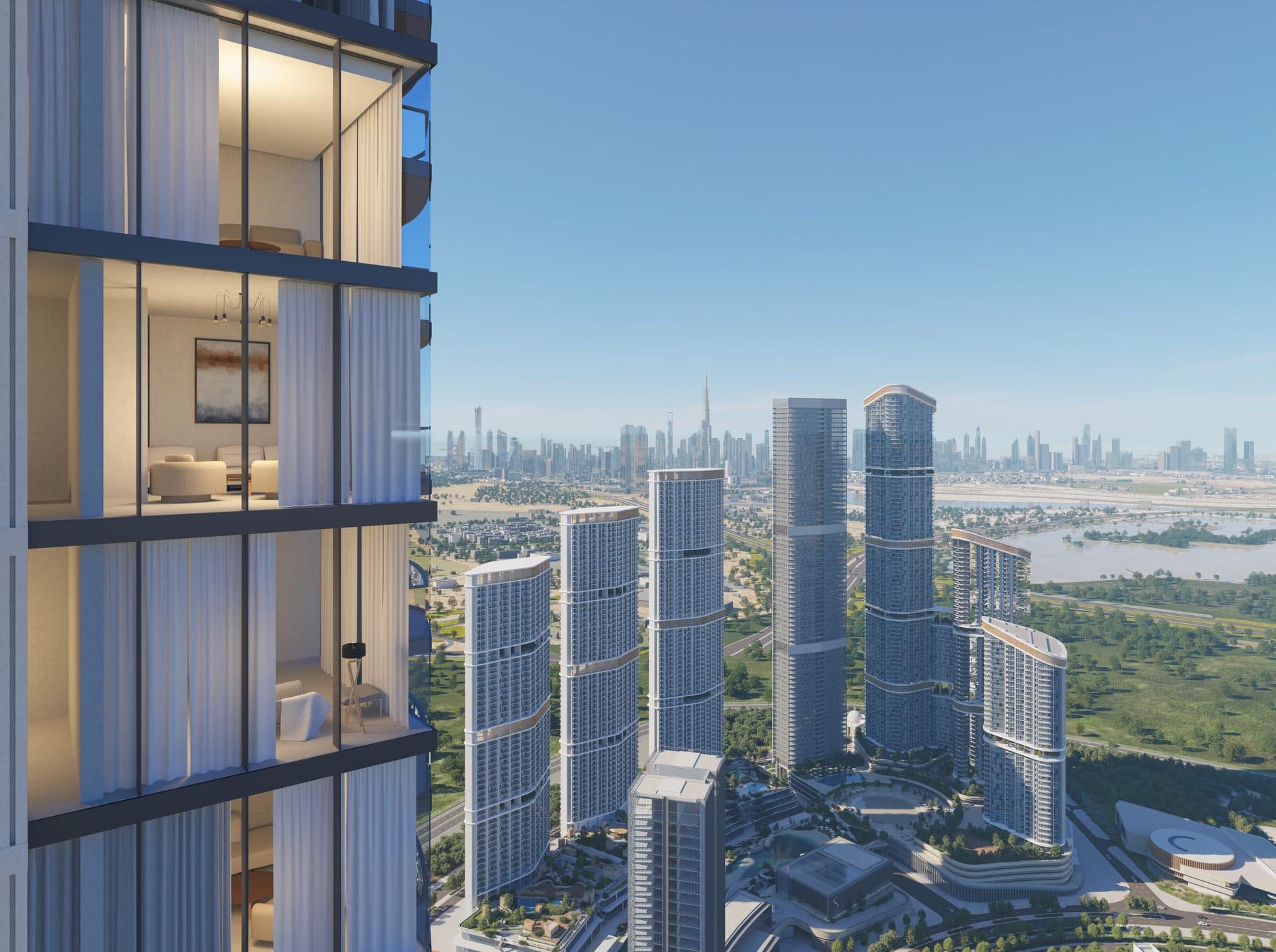 Skyscape Aura — Balcony skyline