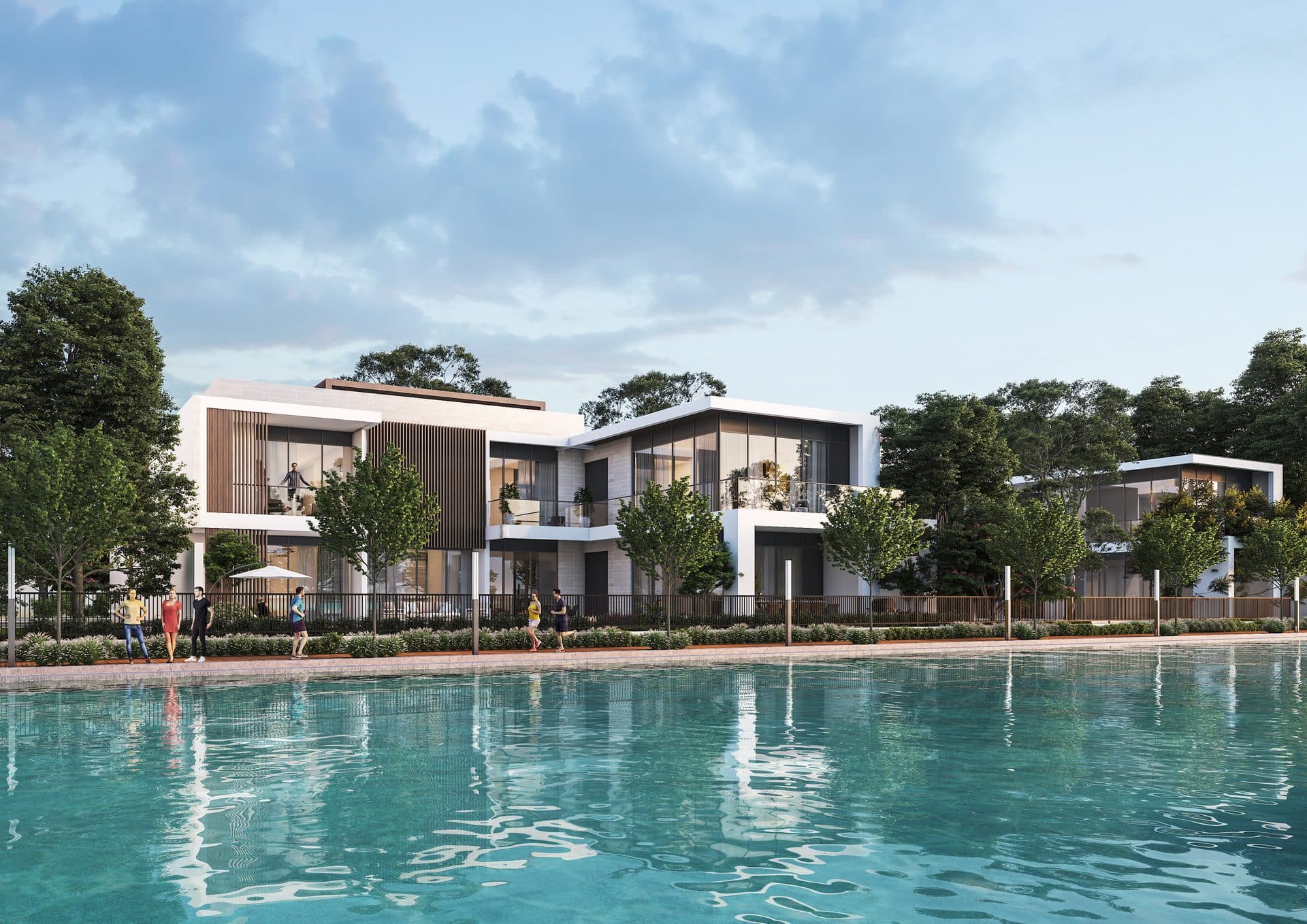 Sobha Hartland II Estates — 5 Bedroom Villas — Canal boardwalk