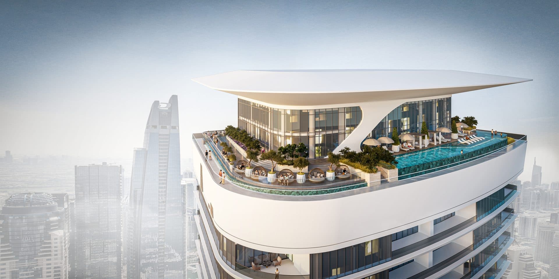 Sobha SeaHaven — Infinity pool