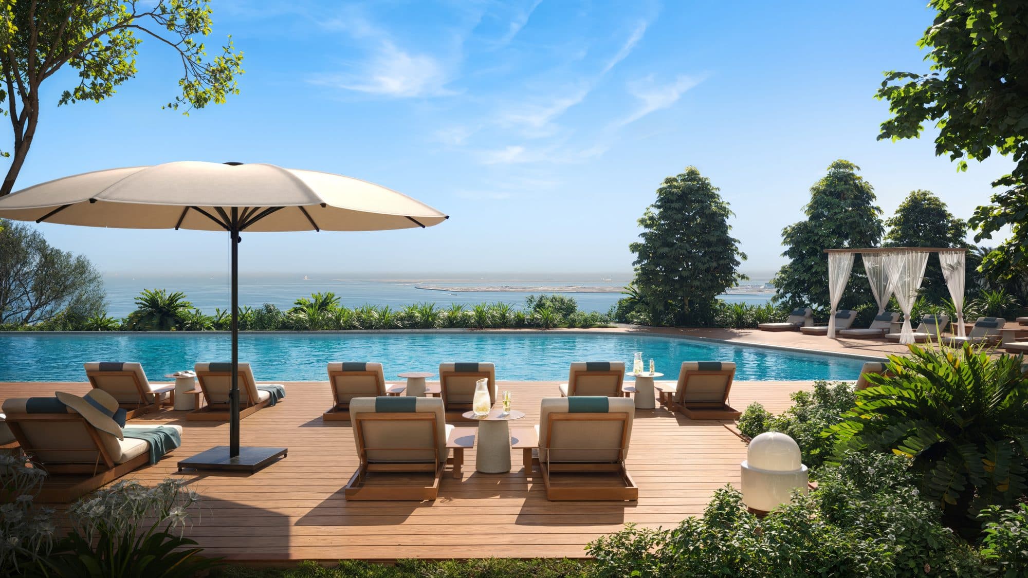 Soulever — Pool deck