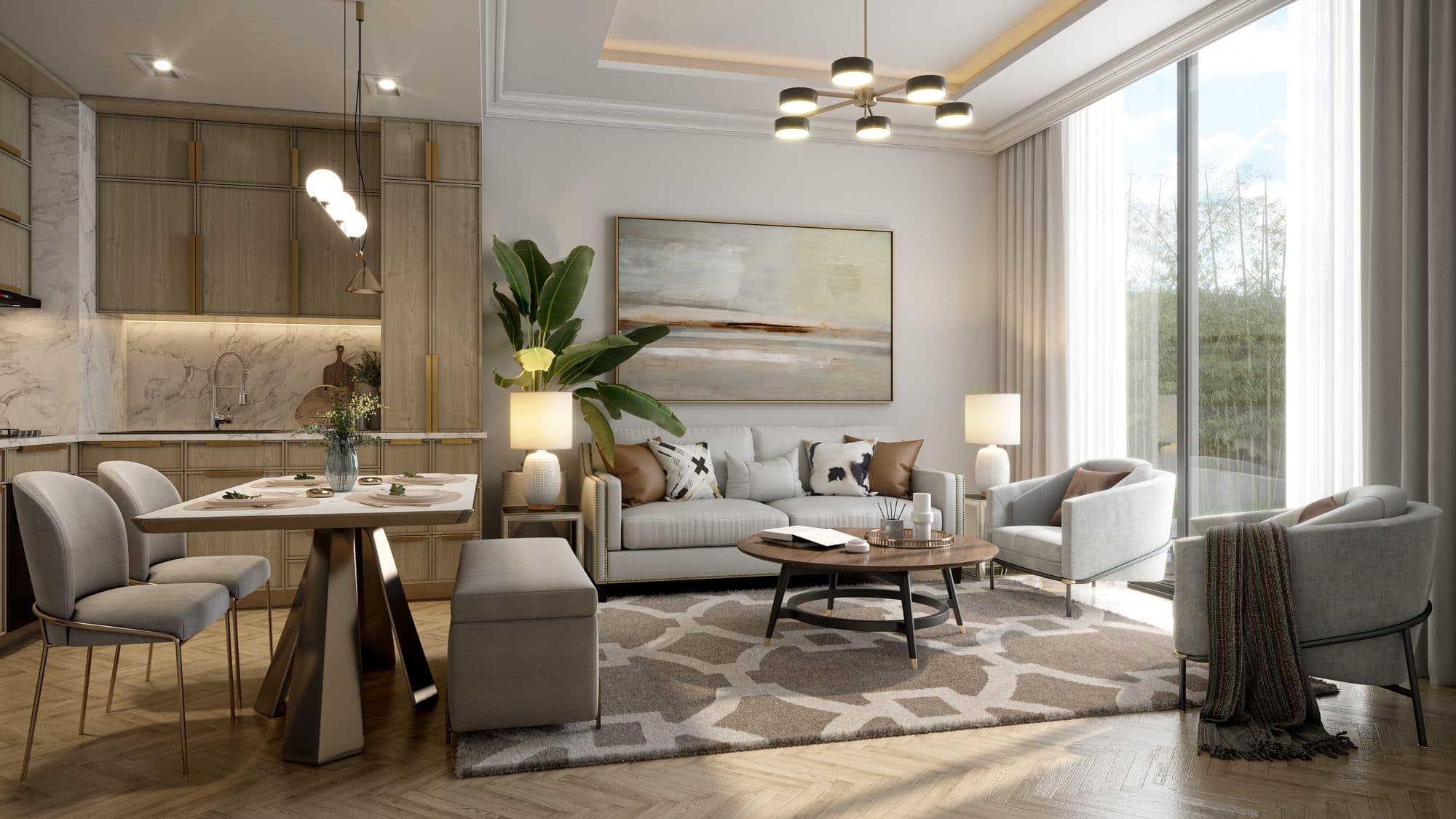 Taormina Village — Living room