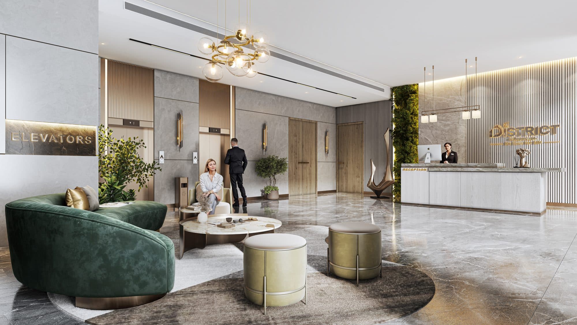The District — Lobby