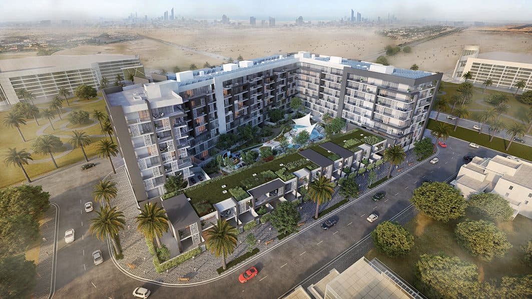 The Gate Residence — Aerial day
