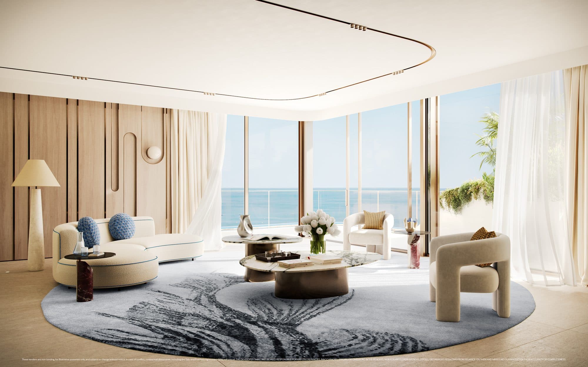 The Mural — Living room