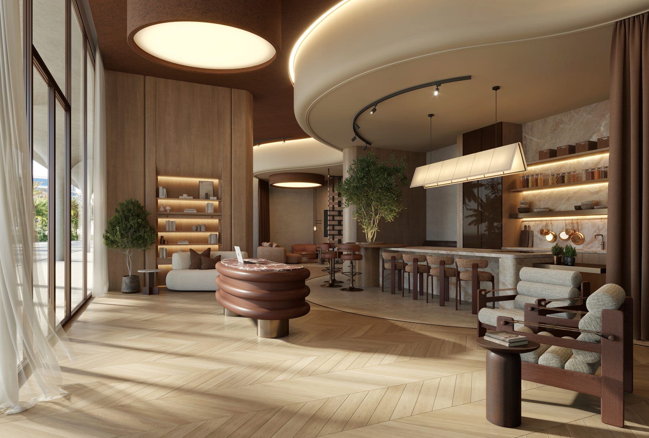 The Row Saadiyat — Social kitchen