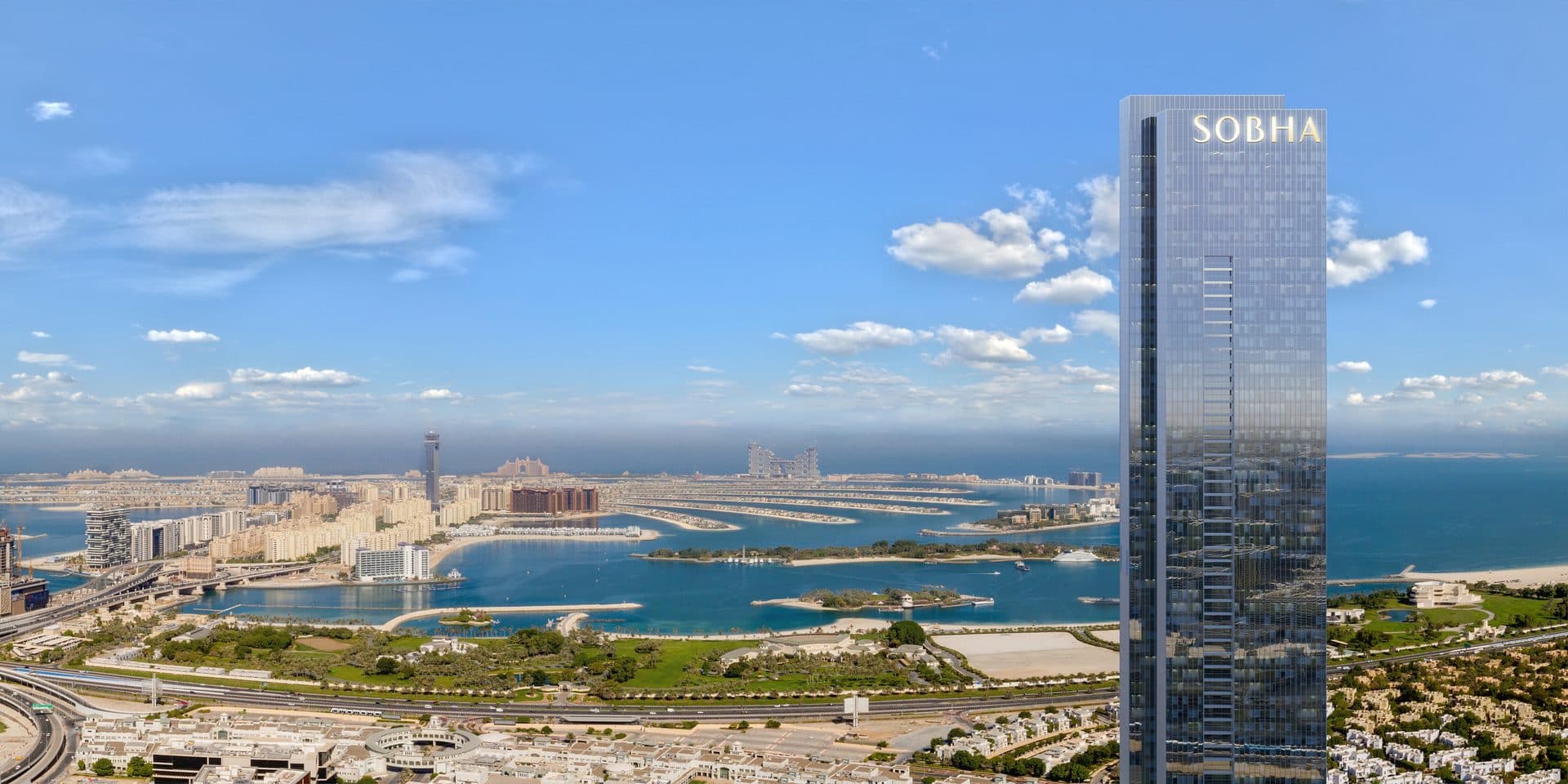 The S by Sobha — Tower palm view