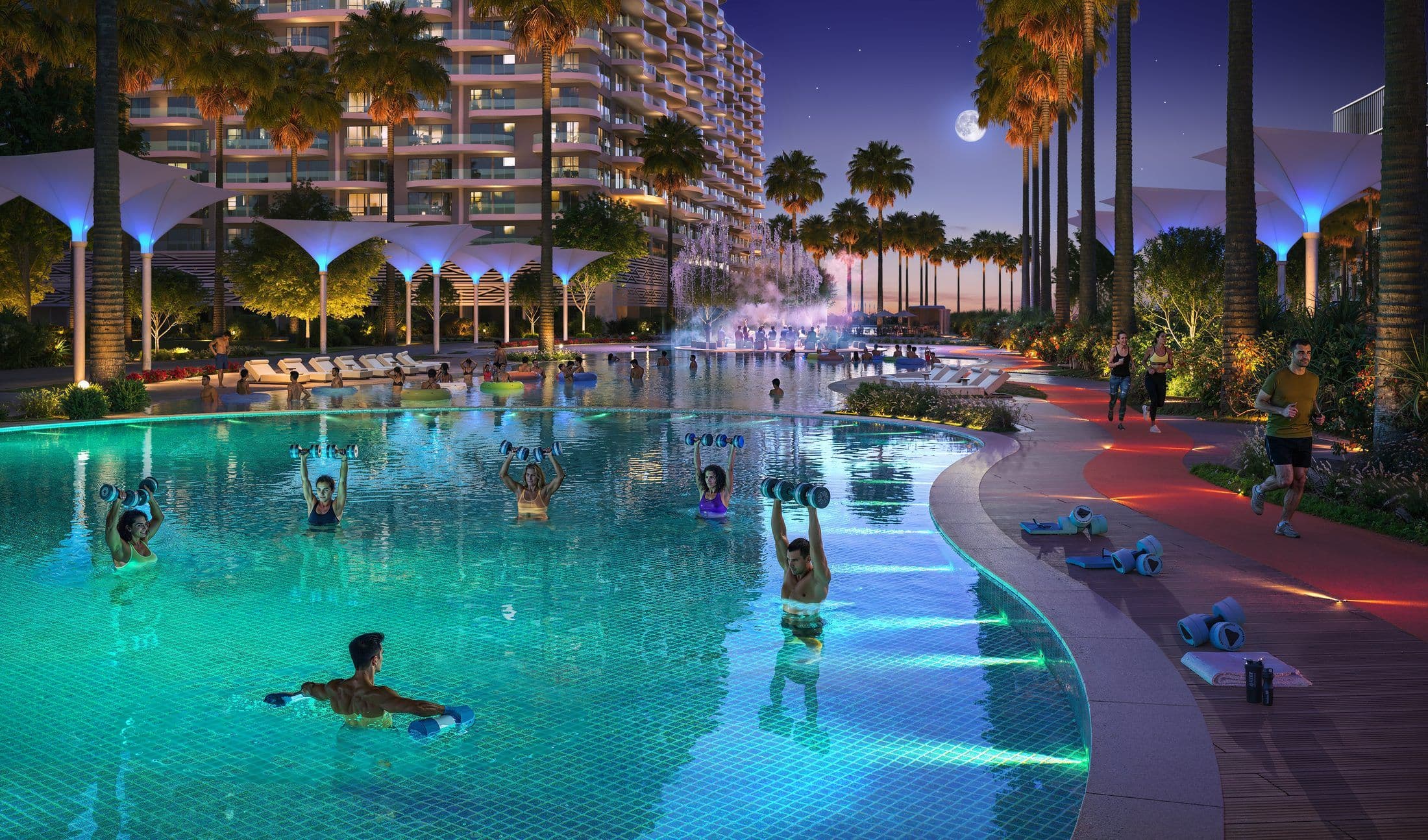 Valencia — Aqua gym pool
