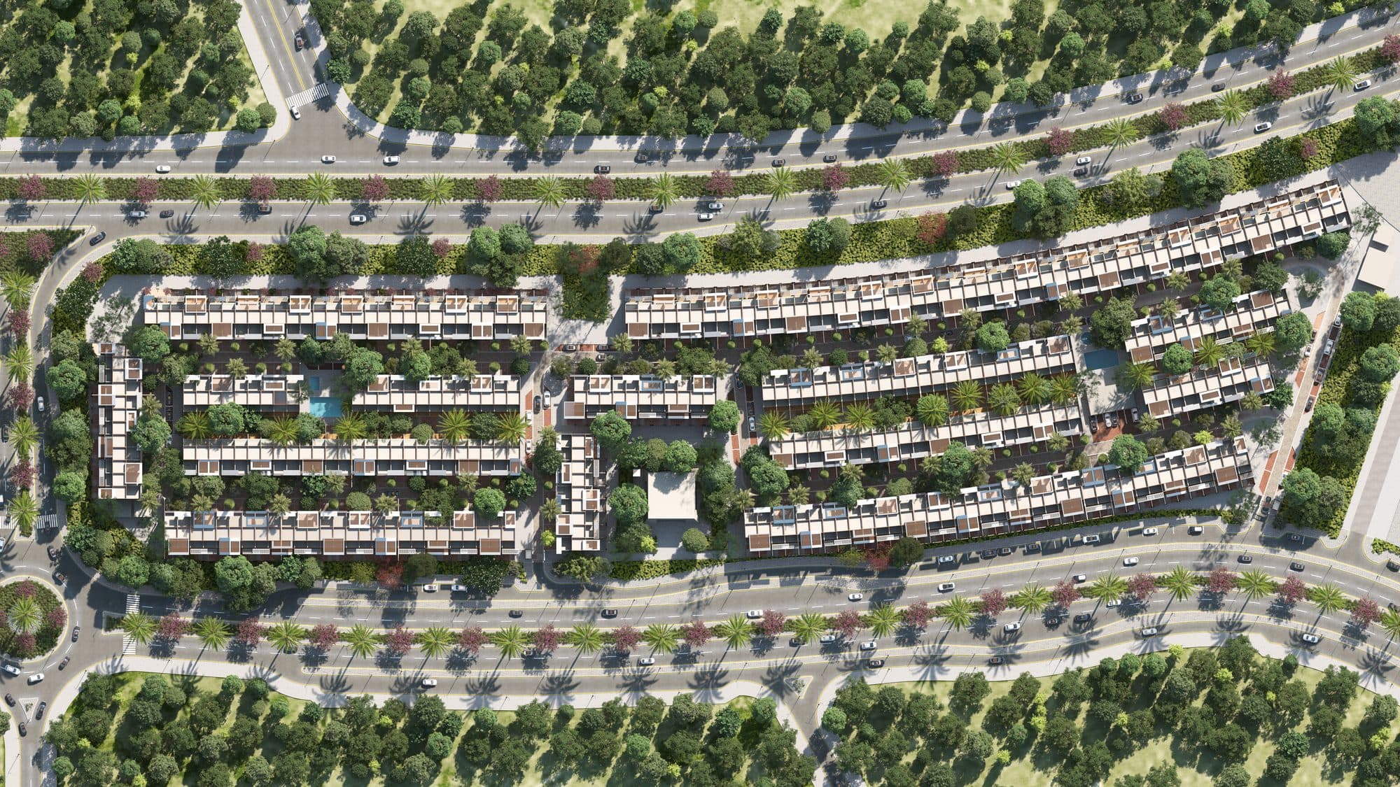 Verdana — Aerial view