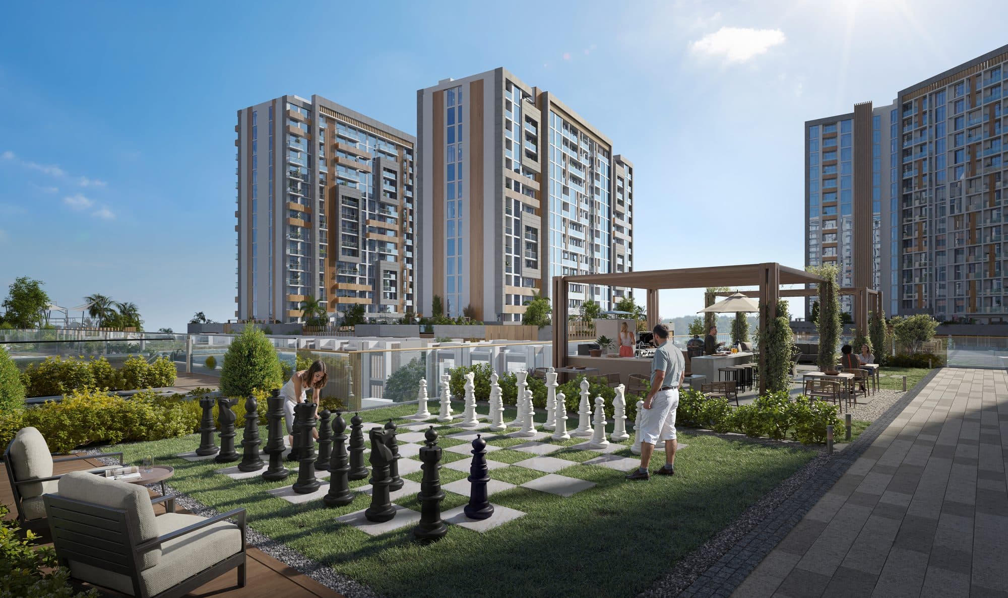 Verdana III - VK — Rooftop chess lounge