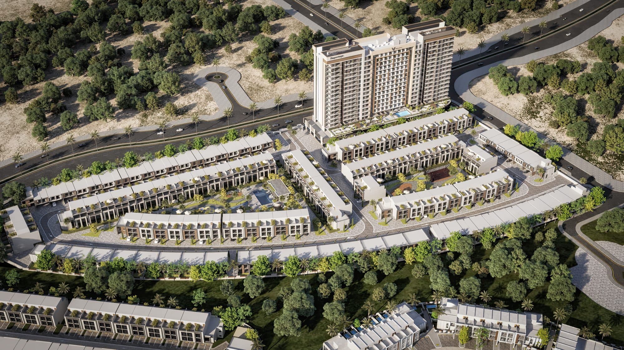 Verdana V — Aerial masterplan
